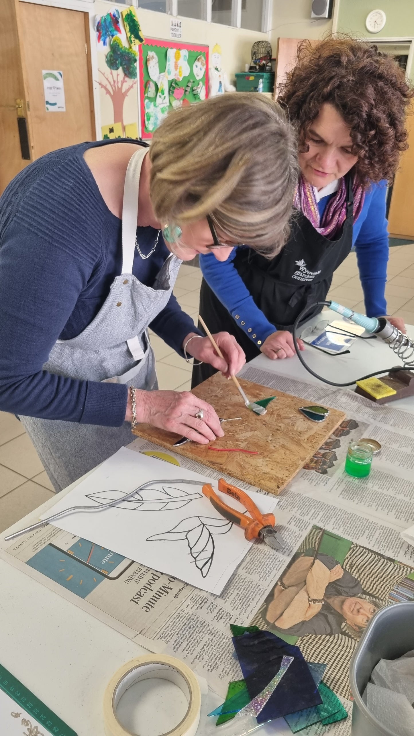Copper Foiling Workshop with Claire Hart & Tracy Chamberlain