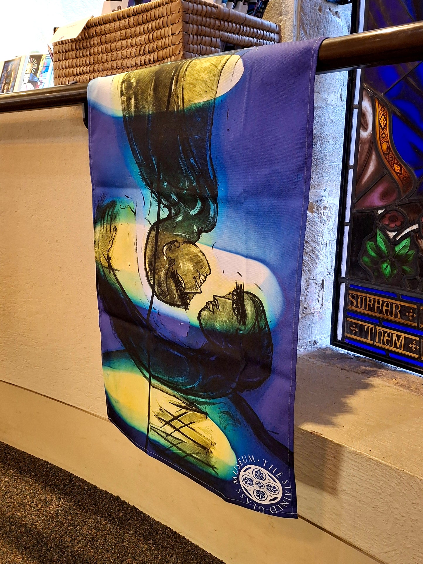 Wrestle with the Angel Tea Towel