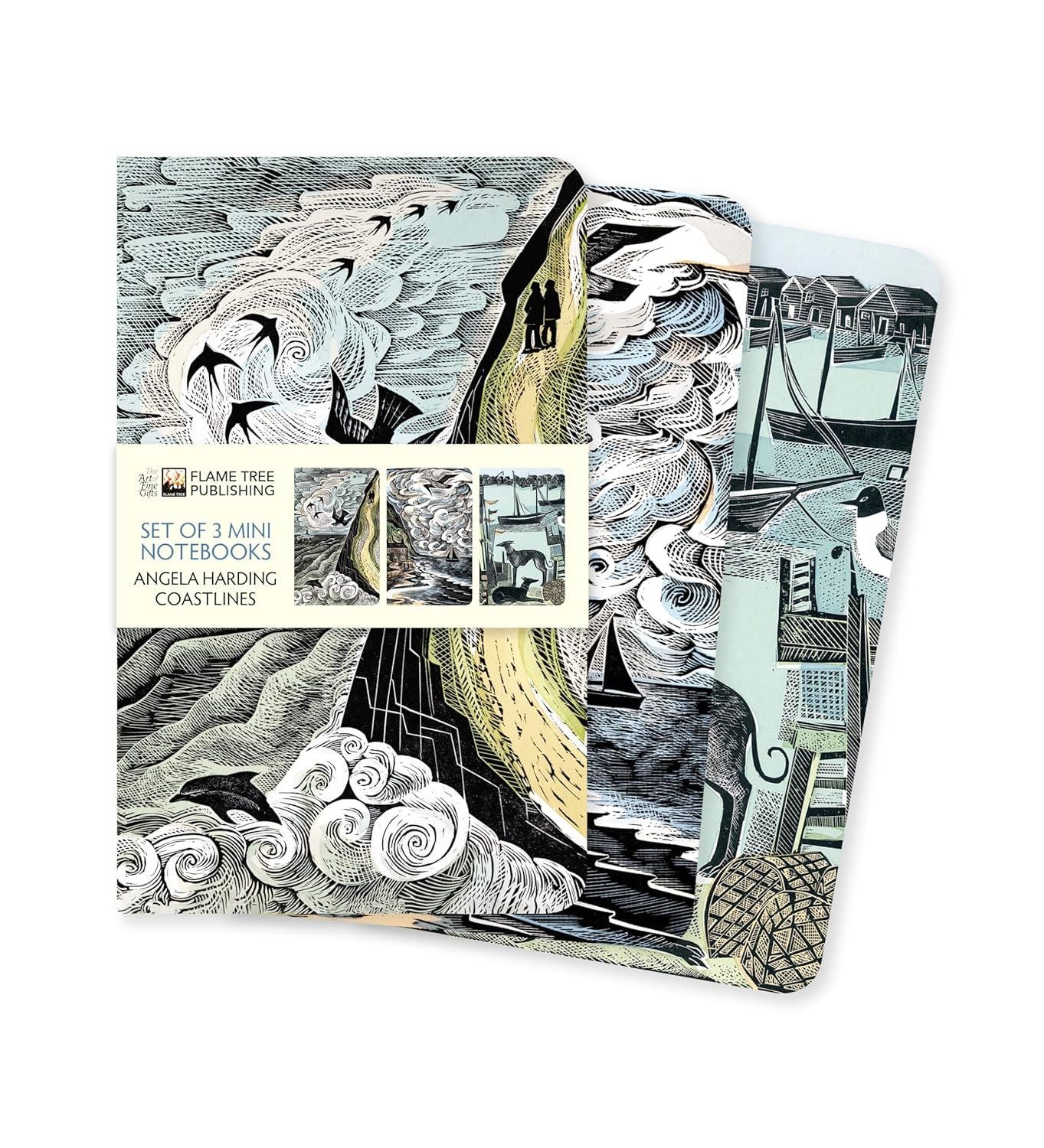 ANGELA HARDING COASTLINES SET OF 3 MINI NOTEBOOKS (PB)
