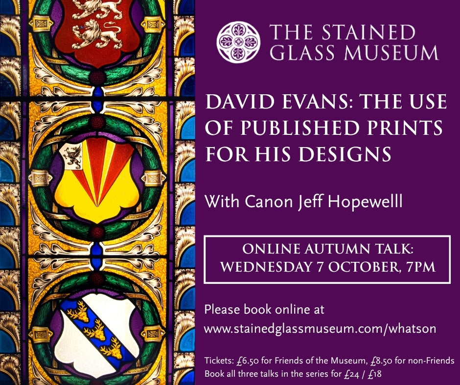 David Evans: The Use of Published Prints for His Designs with Jeff Hopewell - Wednesday 7 October