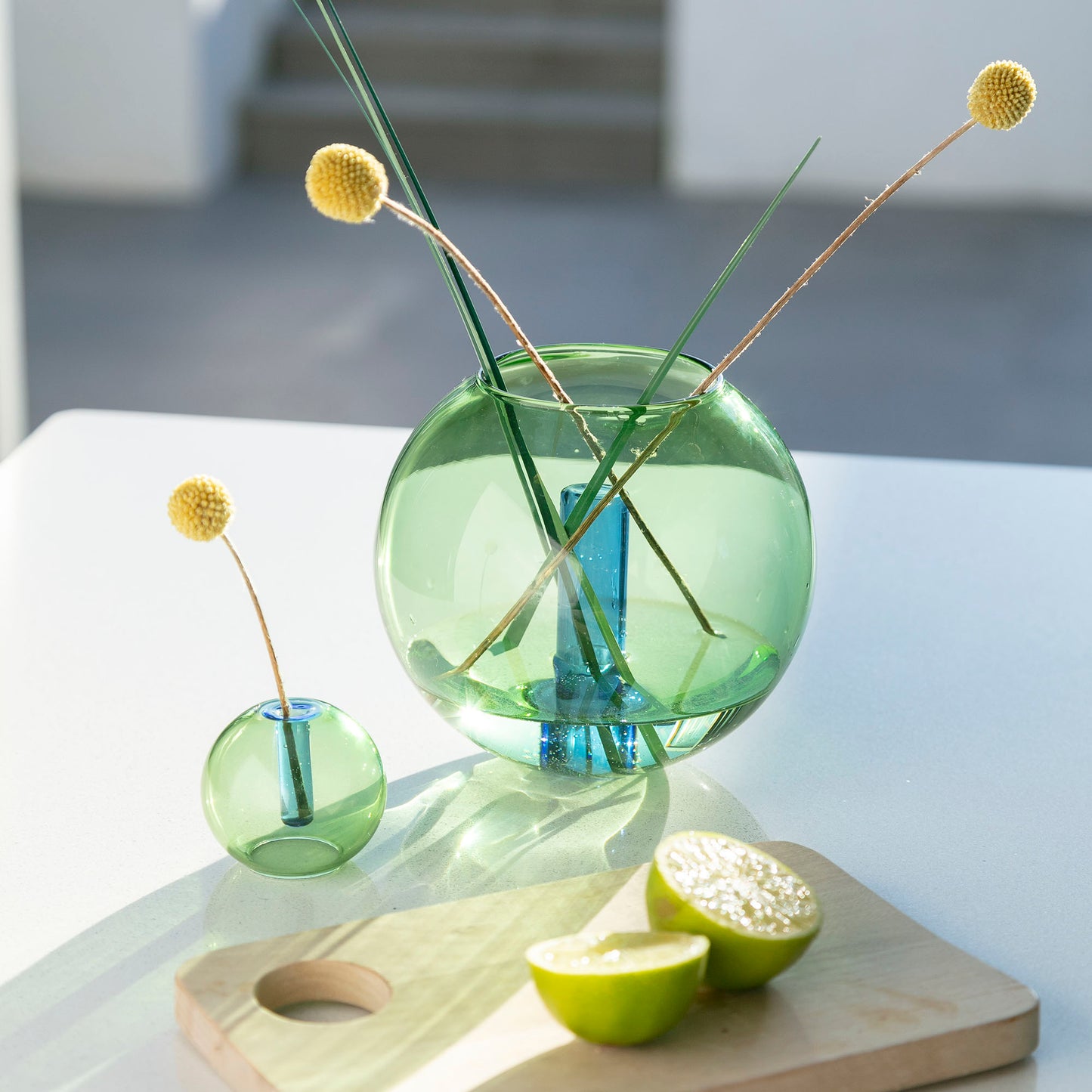 Bubble Vase - Mini - Green / Blue