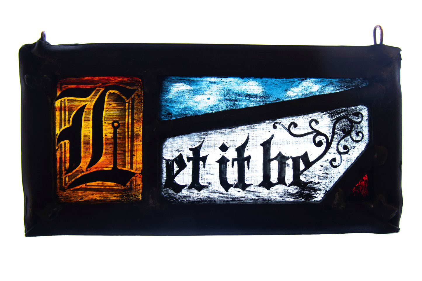 Half square panel - Let it be