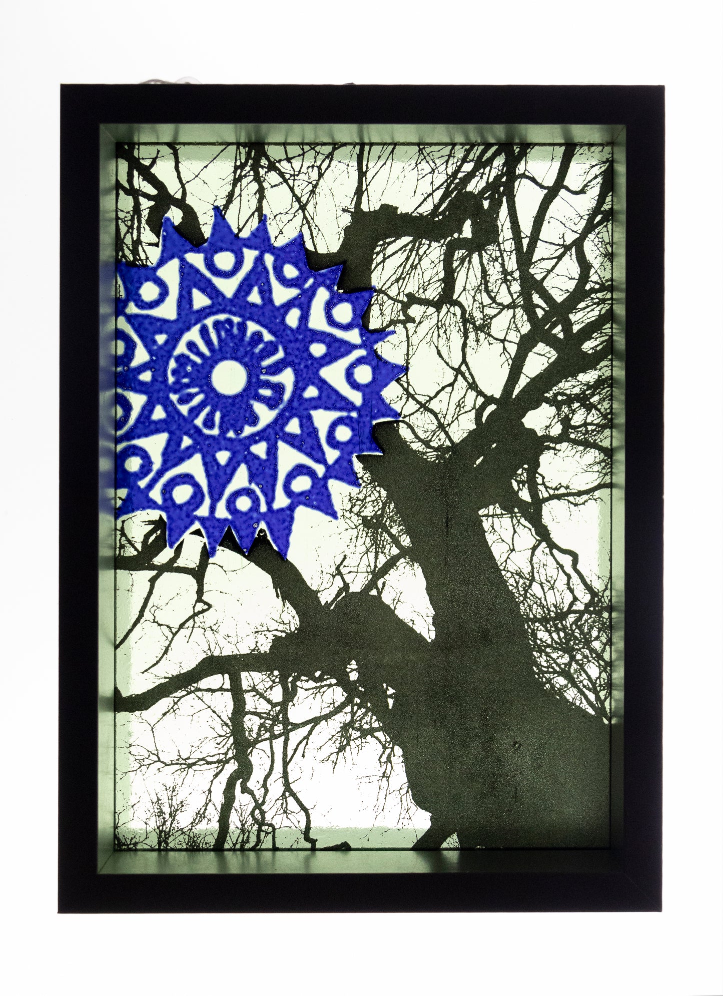Winter Tree - Screen Printed Glass