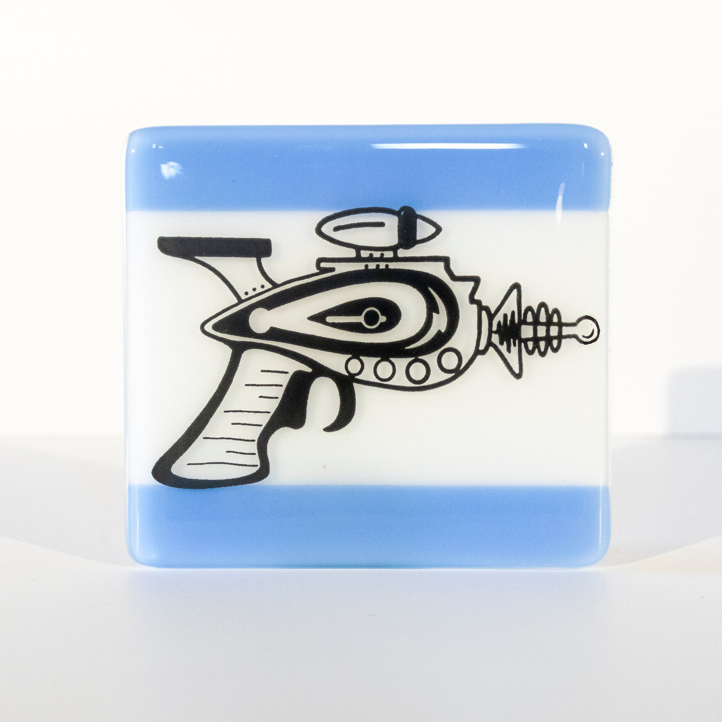 Ray Gun Coaster - blue
