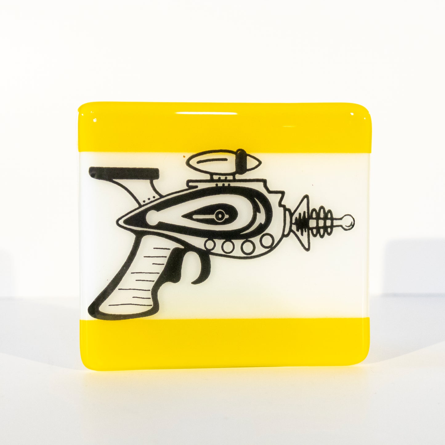 Ray Gun Coaster - yellow