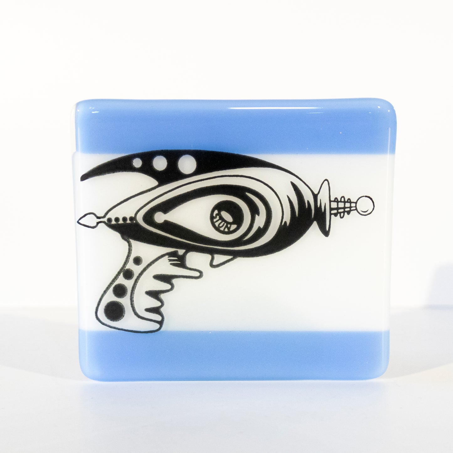 Ray Gun Coaster - blue