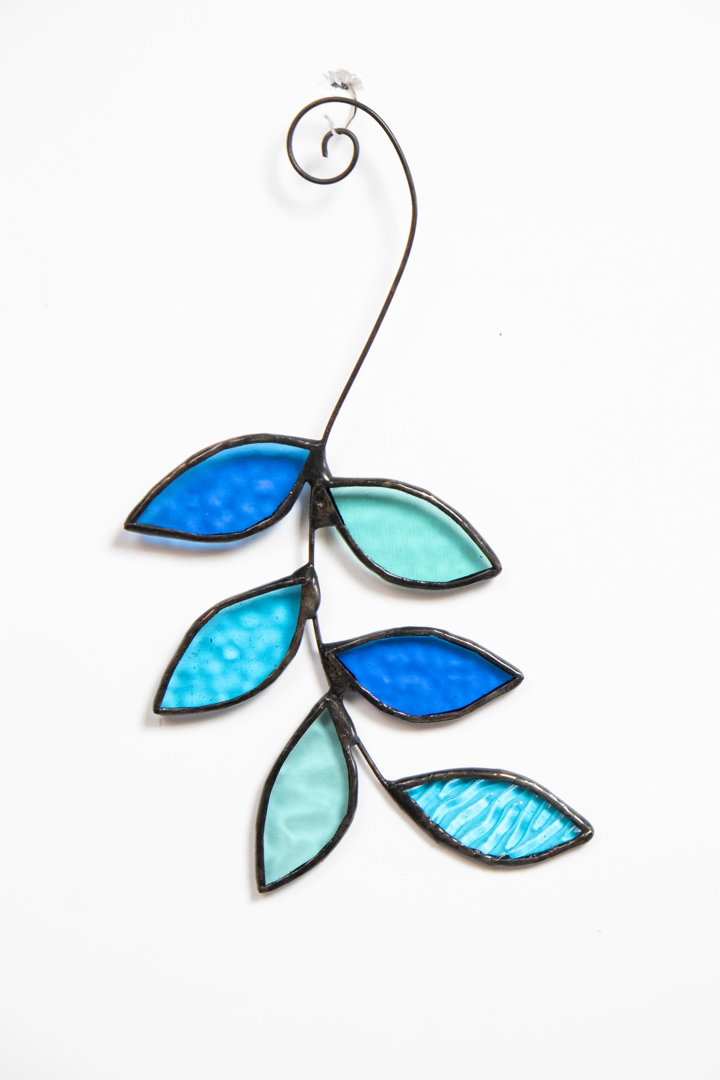 Six Leaves Glass Suncatcher