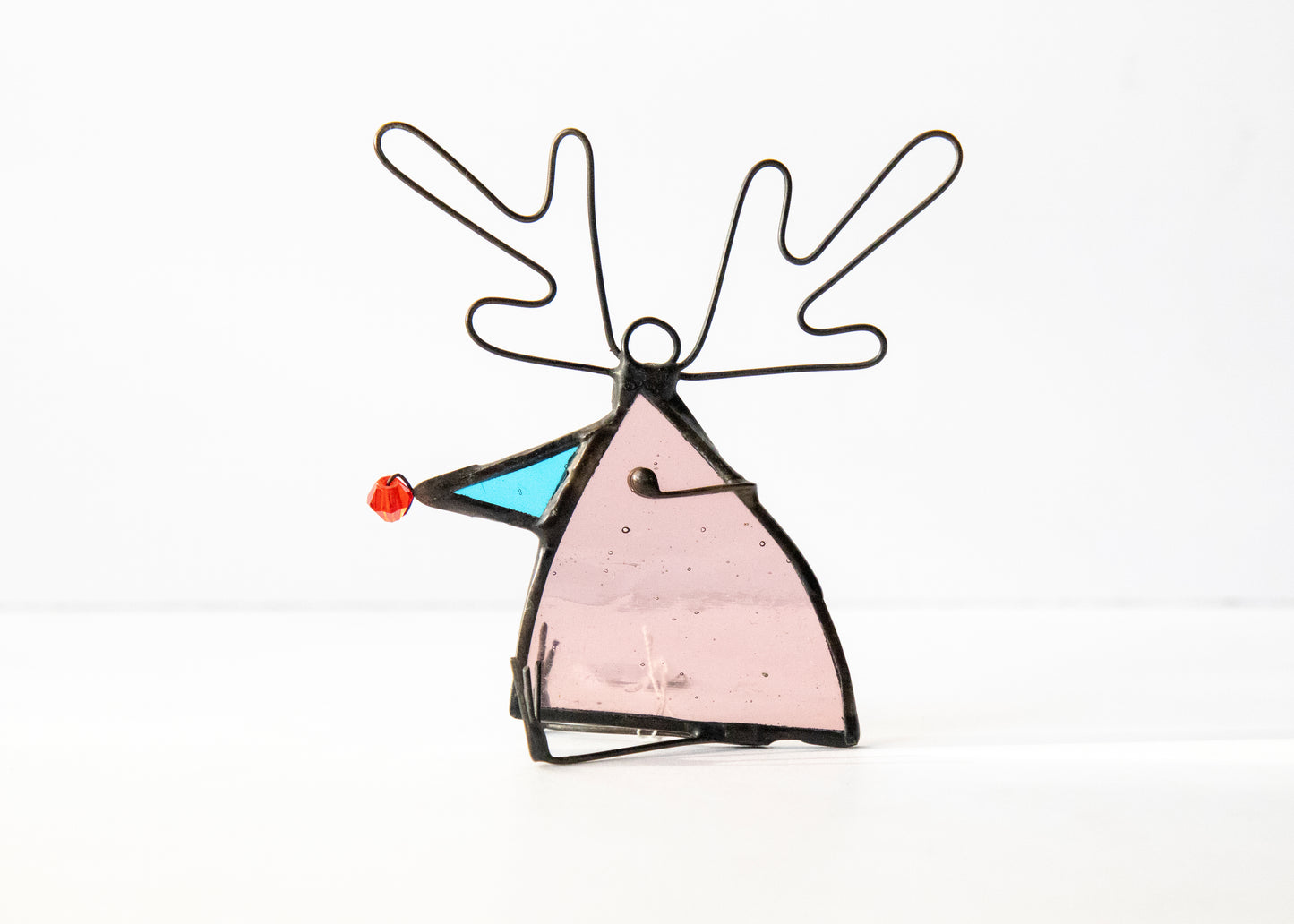 Reindeer Bird - Glass Suncatcher
