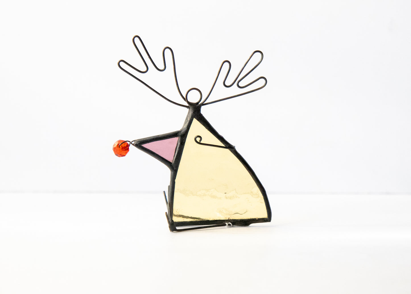 Reindeer Bird - Glass Suncatcher