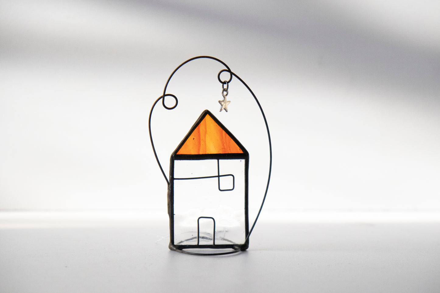 House - Glass Suncatcher