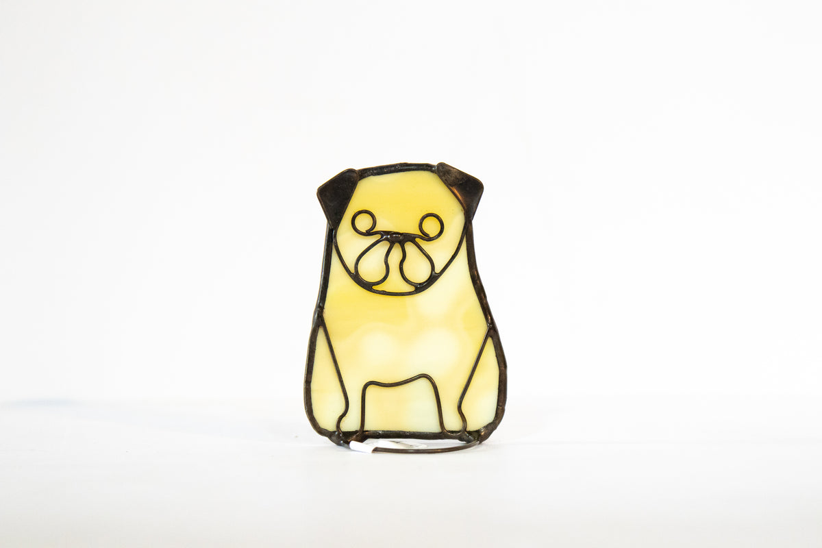 Dog - Glass Suncatcher