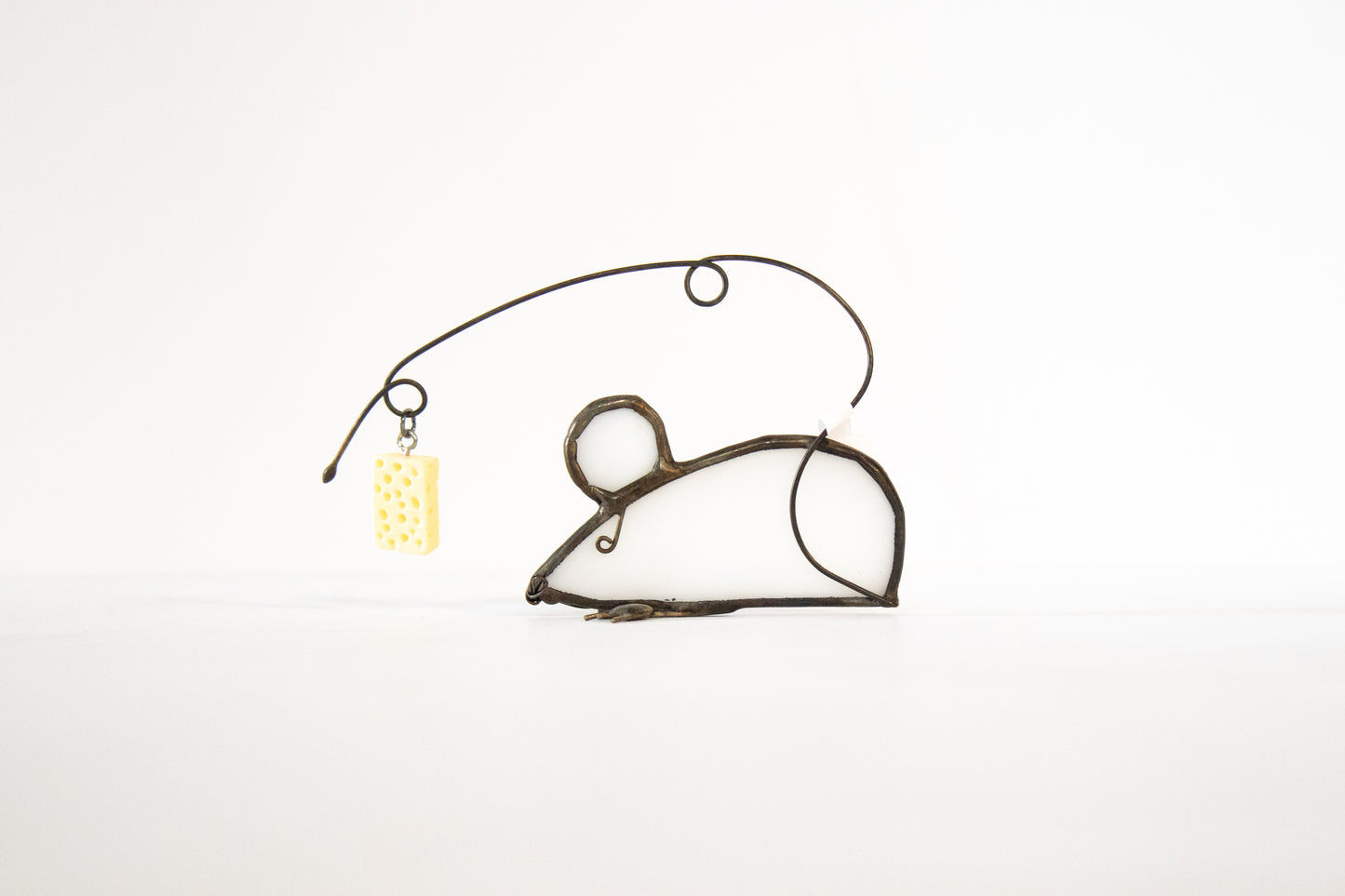 Mouse with Cheese Suncatcher