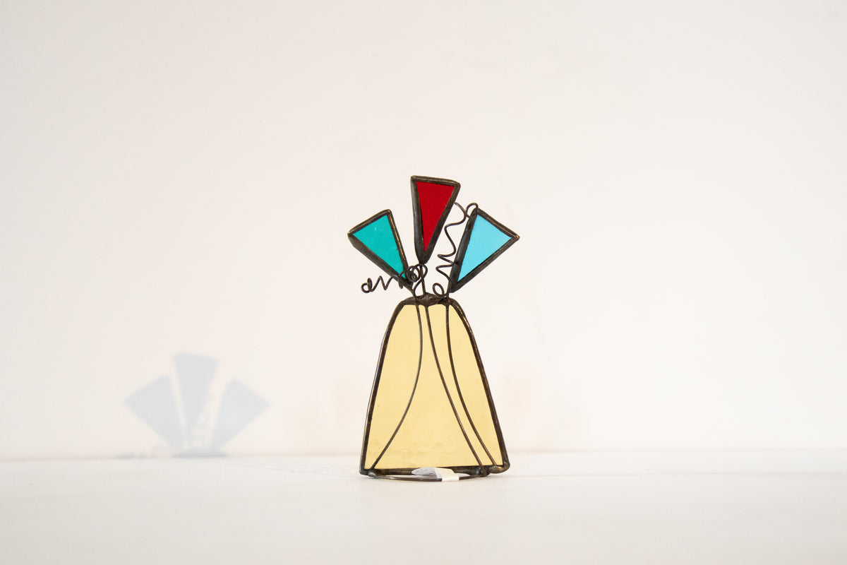 Flower Vase Suncatcher - small