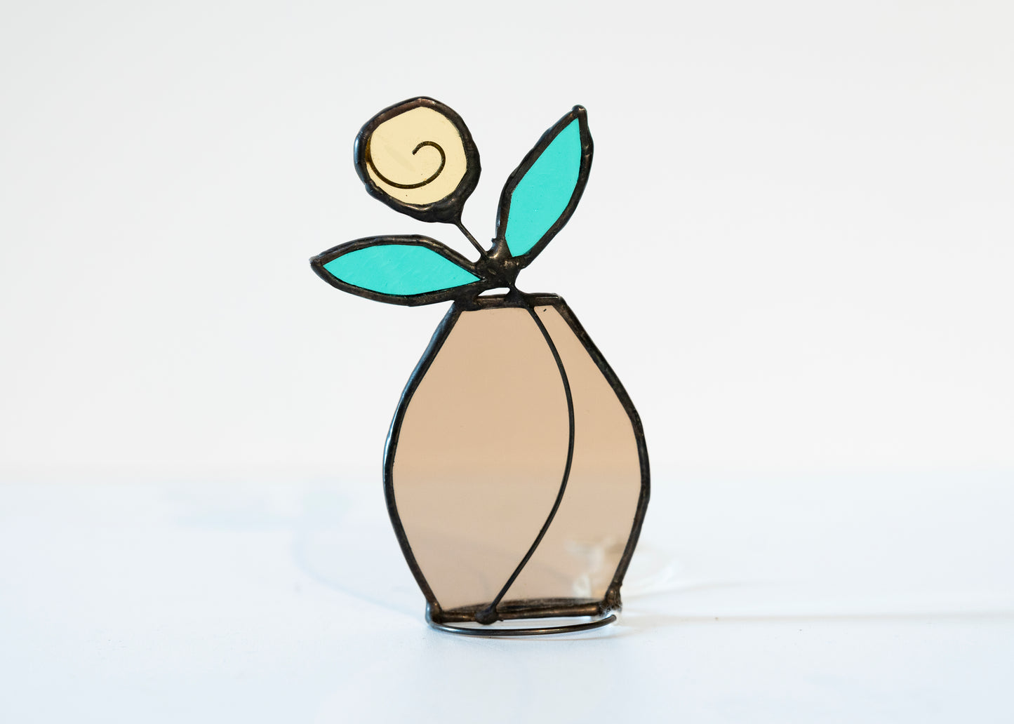 Small Flower Vase - Glass Suncatcher