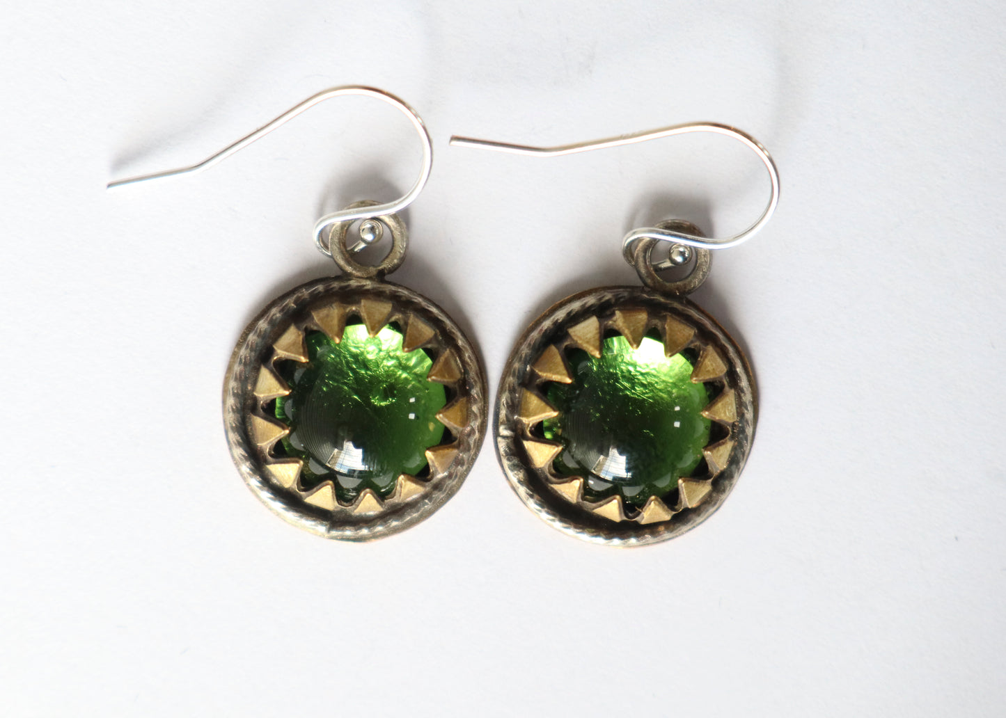 Light Green Drop Earrings