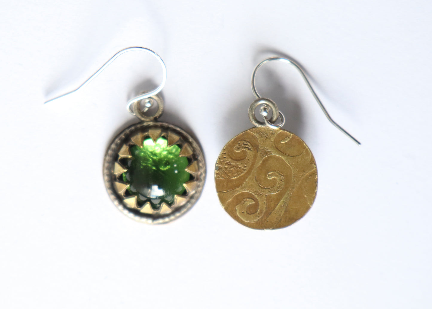 Light Green Drop Earrings