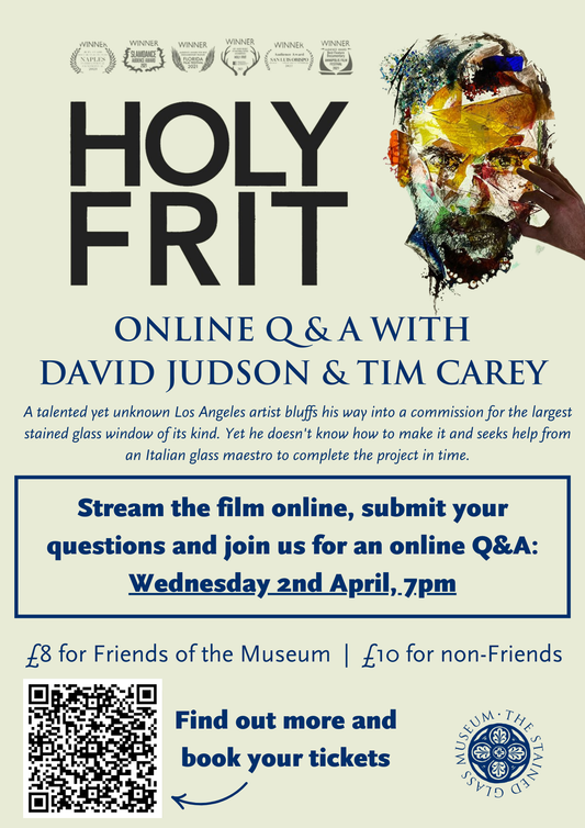 Holy Frit: Online Q&A with David Judson and Tim Carey on Wednesday 2 April 2025