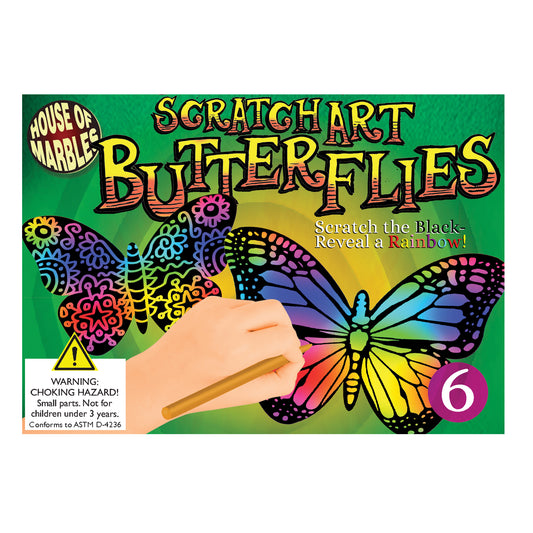 Scratch Art Set-Butterflies