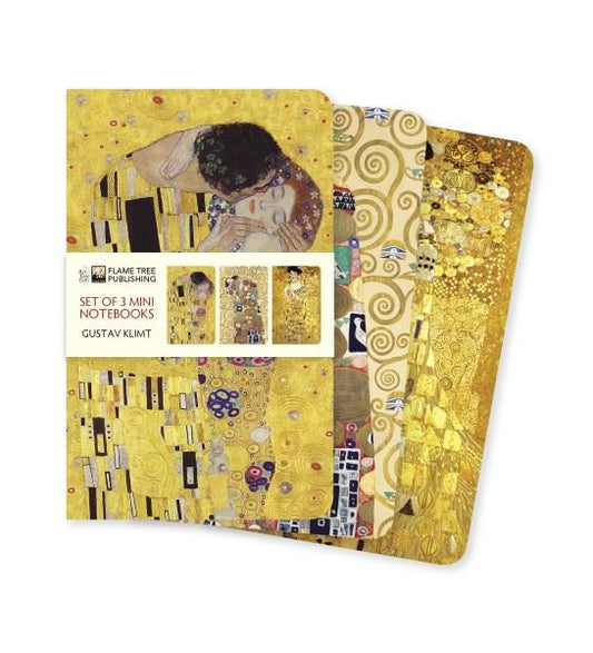 GUSTAV KLIMT SET OF 3 MINI NOTEBOOKS (PB)