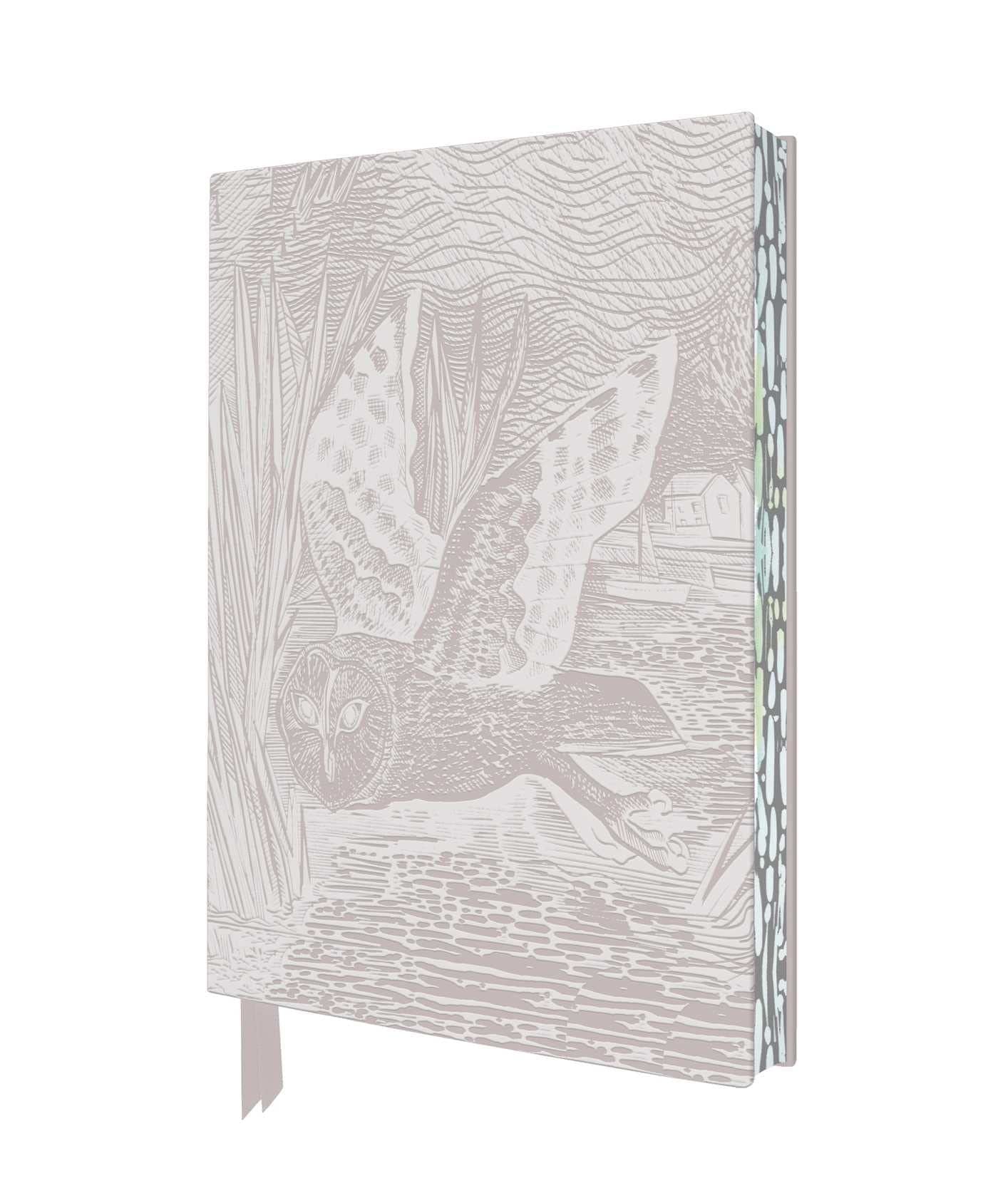 Angela Harding Marsh Owl Artisan Art Notebook (HB)