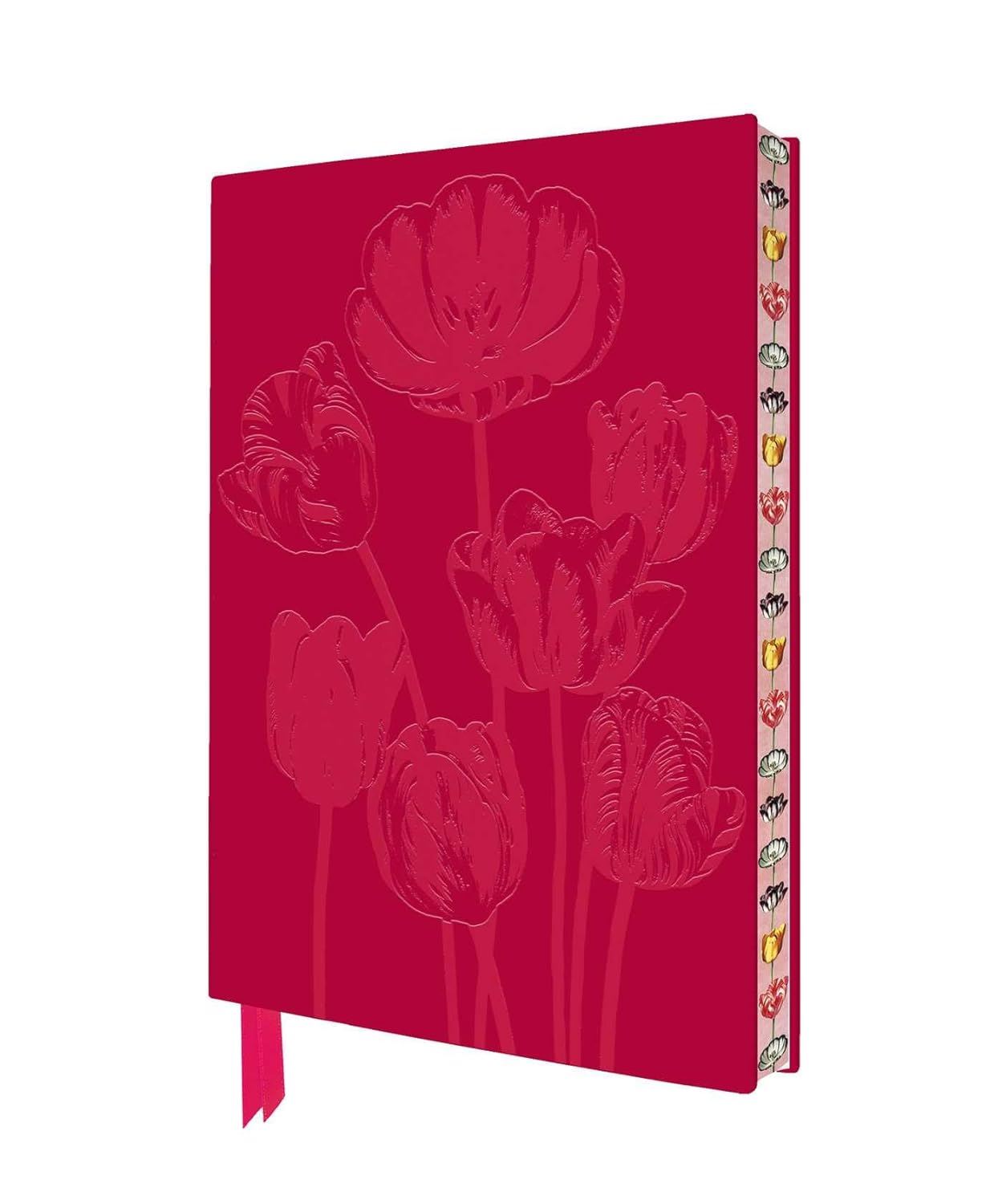 TEMPLE OF FLORA TULIPS ARTISAN ART RULED A5 JOURNAL (HB)