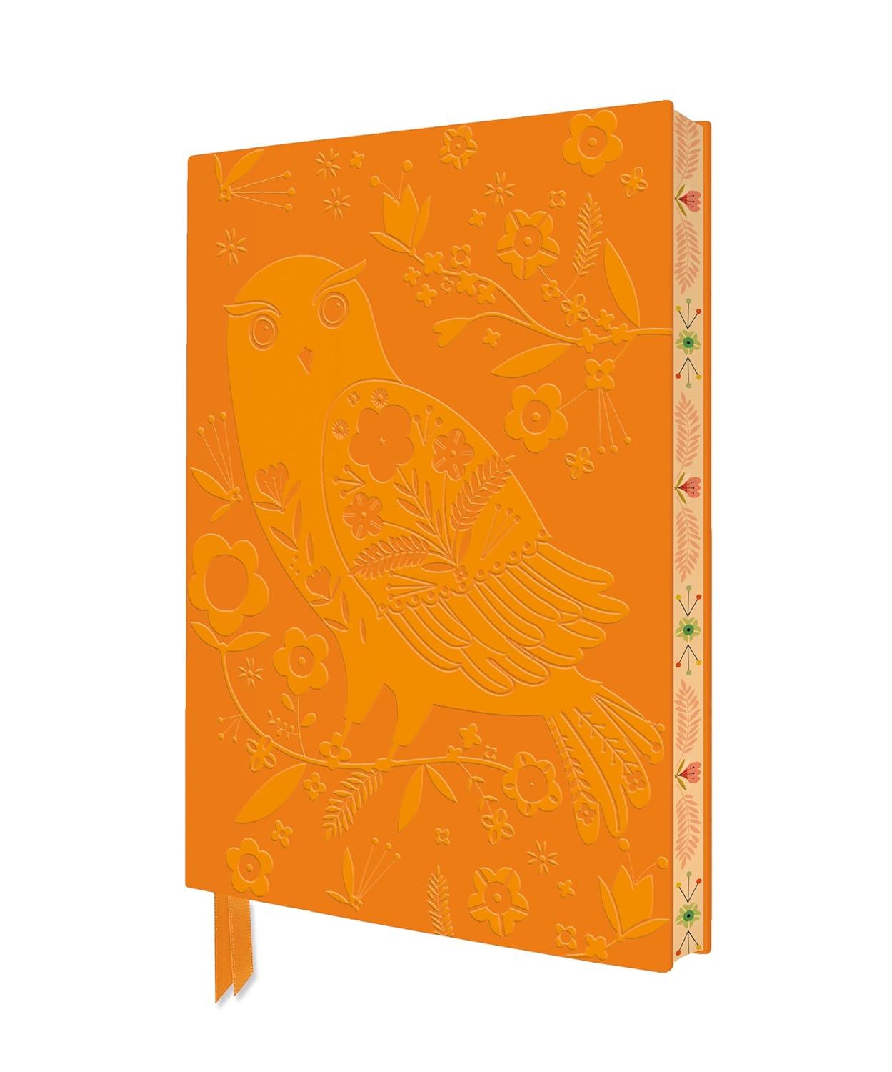 BEE BROWN FOLK OWL ARTISAN ART RULED A5 NOTEBOOK (HB)