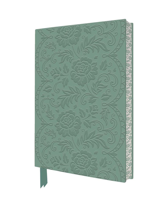 ROSE LACE ARTISAN ART LINED A5 NOTEBOOK (HB)