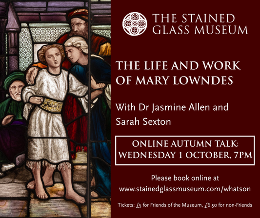The Life and Works of Mary Lowndes with Dr Jasmine Allen Sarah Sexton on Wednesday 1 October 2025