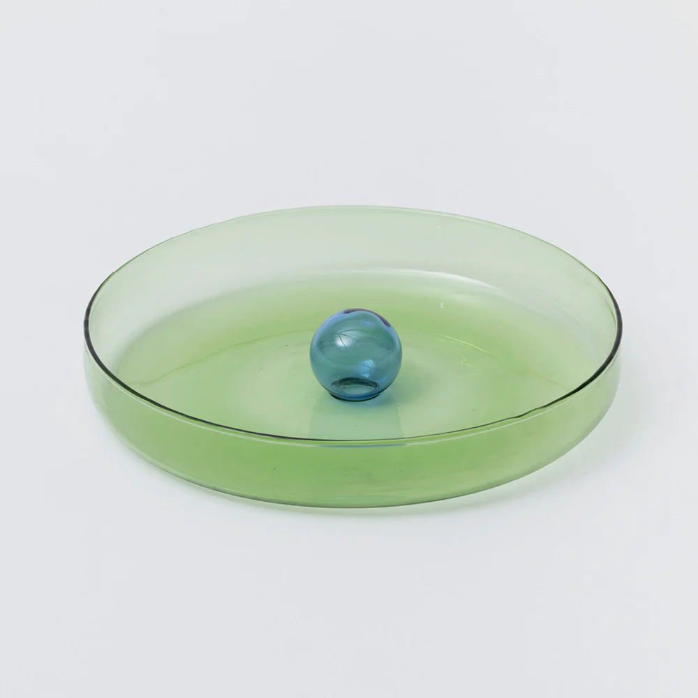 Medium Bubble Dish Green/Blue