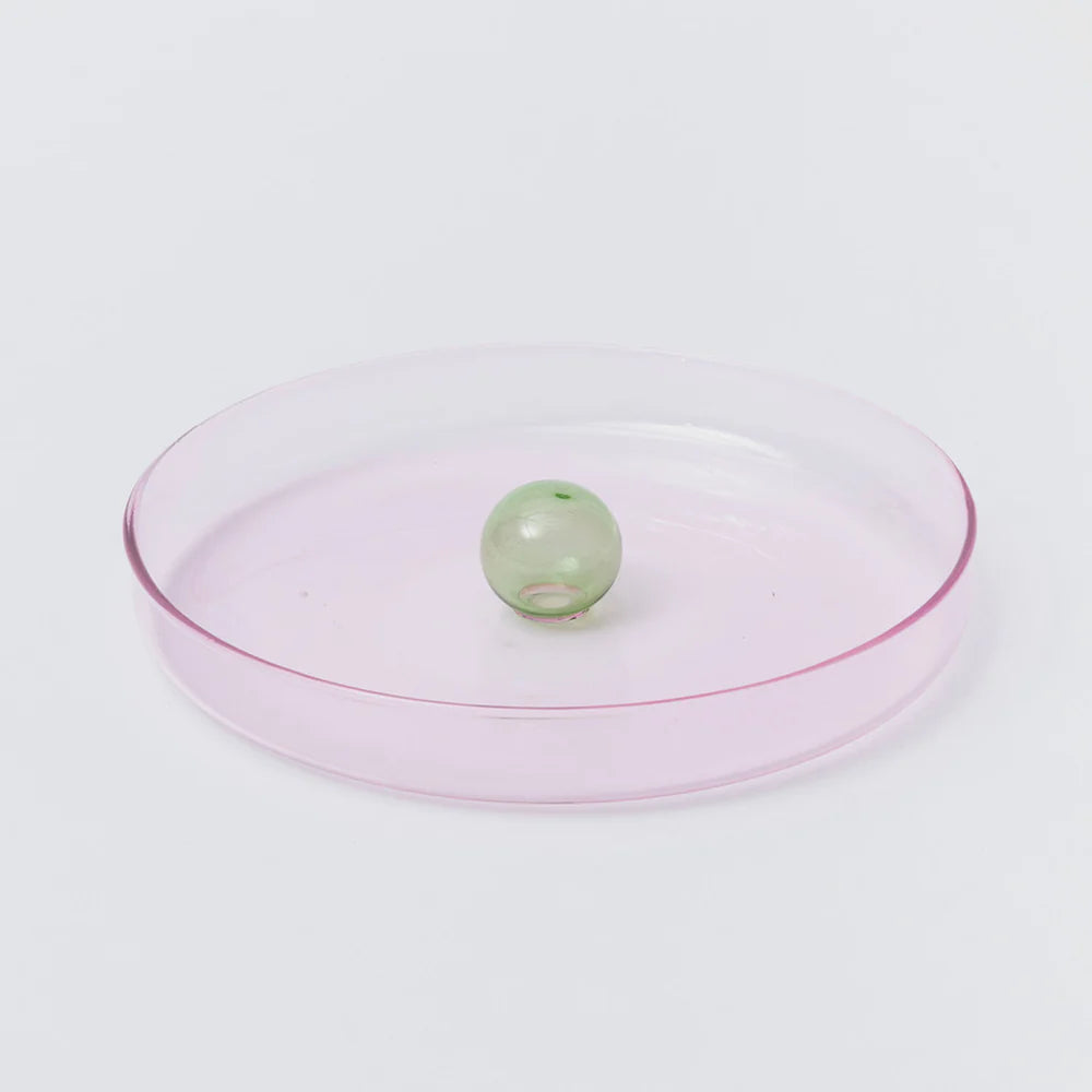 Medium Bubble Dish Pink/Green