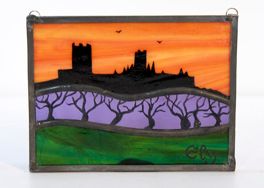 Stained Glass Landscape featuring Ely Cathedral