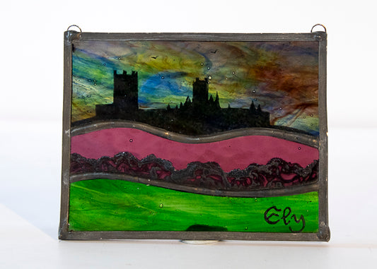 Stained Glass Landscape featuring Ely Cathedral