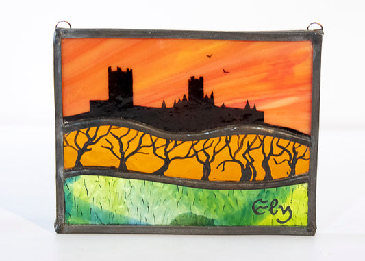 Stained Glass Landscape featuring Ely Cathedral