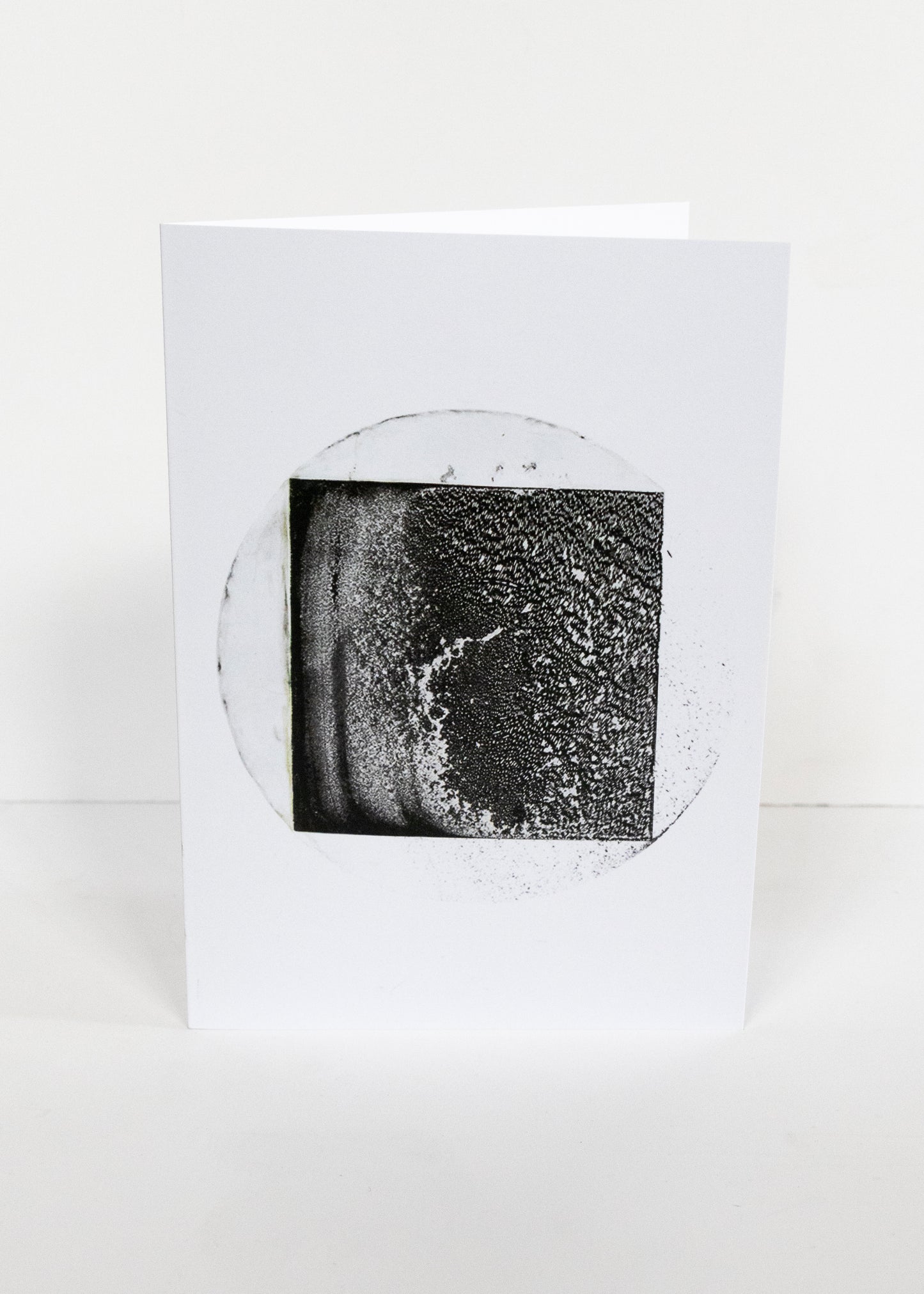 Square Moon Greeting Card