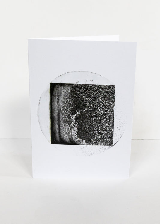 Square Moon Greeting Card