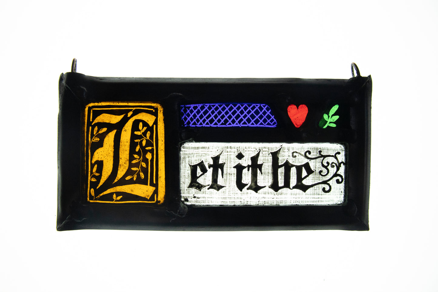 Half Square Jumble Panel - Let it be