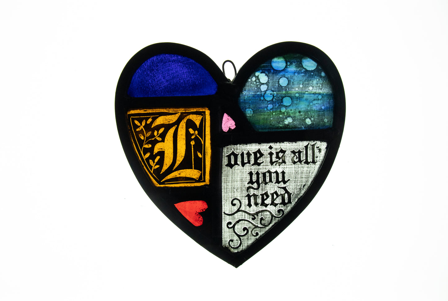 Heart Jumble Panel - Love is all you need