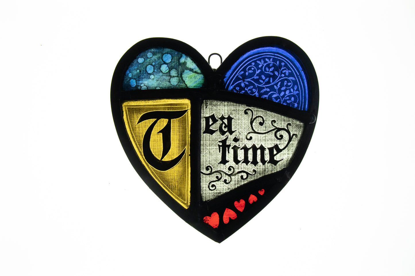 Heart Jumble Panel - Tea time