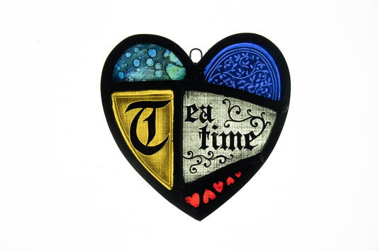 Heart Jumble Panel - Tea time