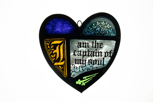 Heart Jumble Panel - I am the captain of my soul
