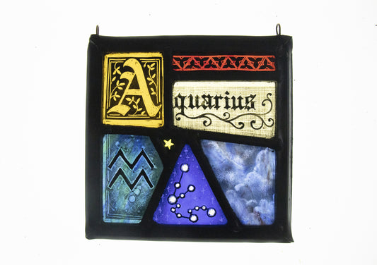 Zodiac Jumble Panel - Aquarius