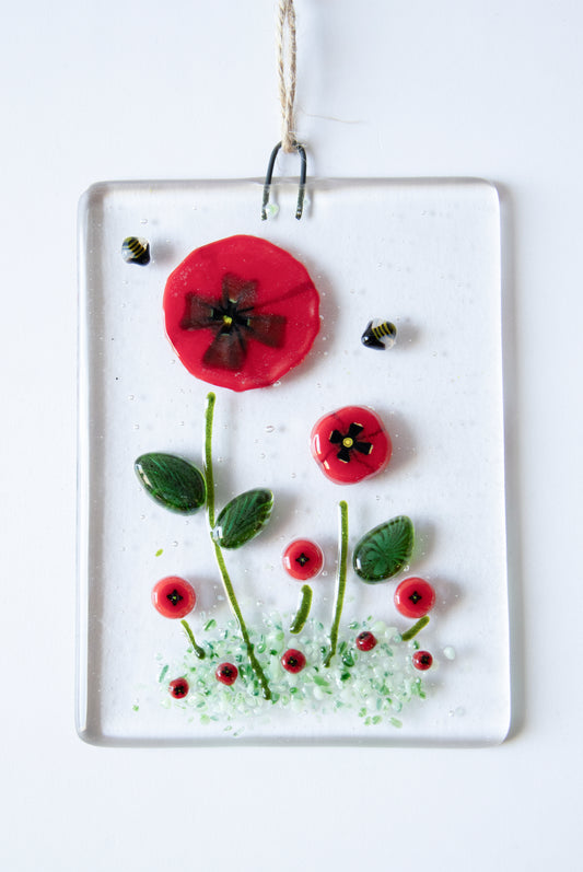 Hanging Poppies - medium
