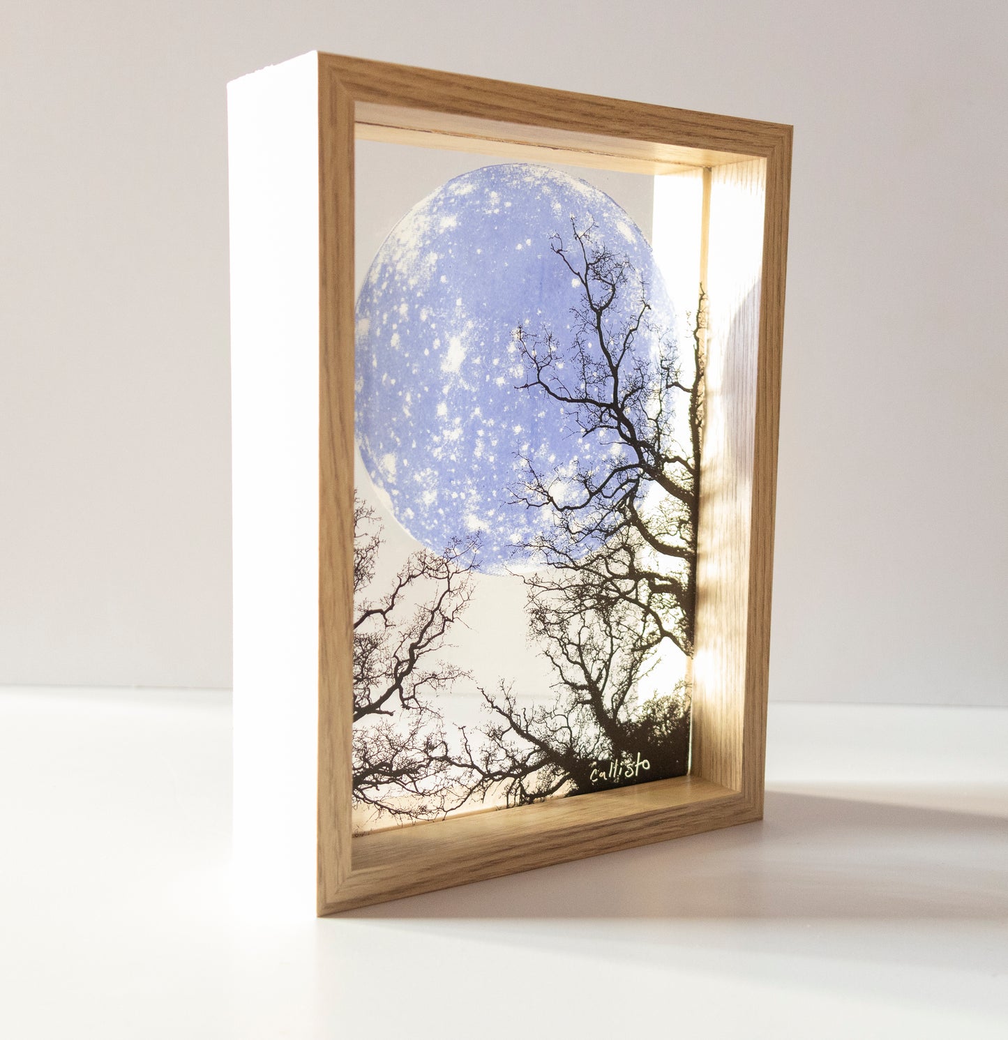 Callisto Moon - Screen Printed Glass