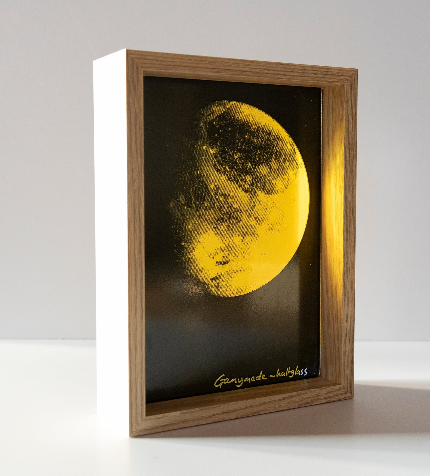 Ganymede Moon - Screen Printed Glass