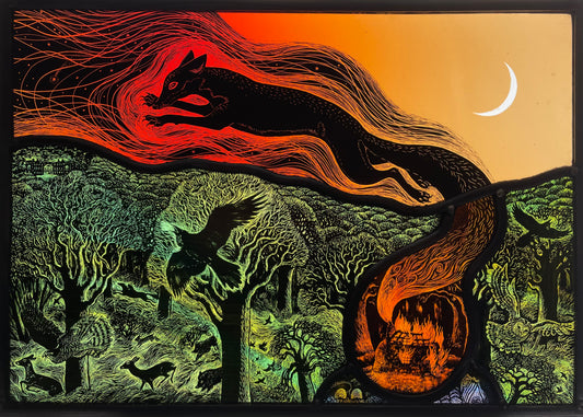 Wild Folk - Out of the Flames - A2 Print (Signed and Numbered)