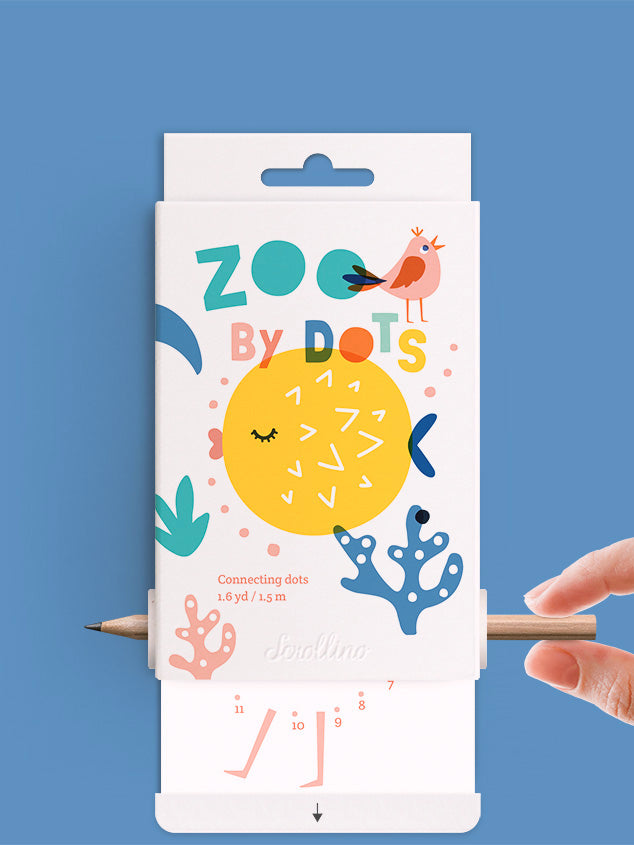 Scrollino Activity Book - Zoo by Dots