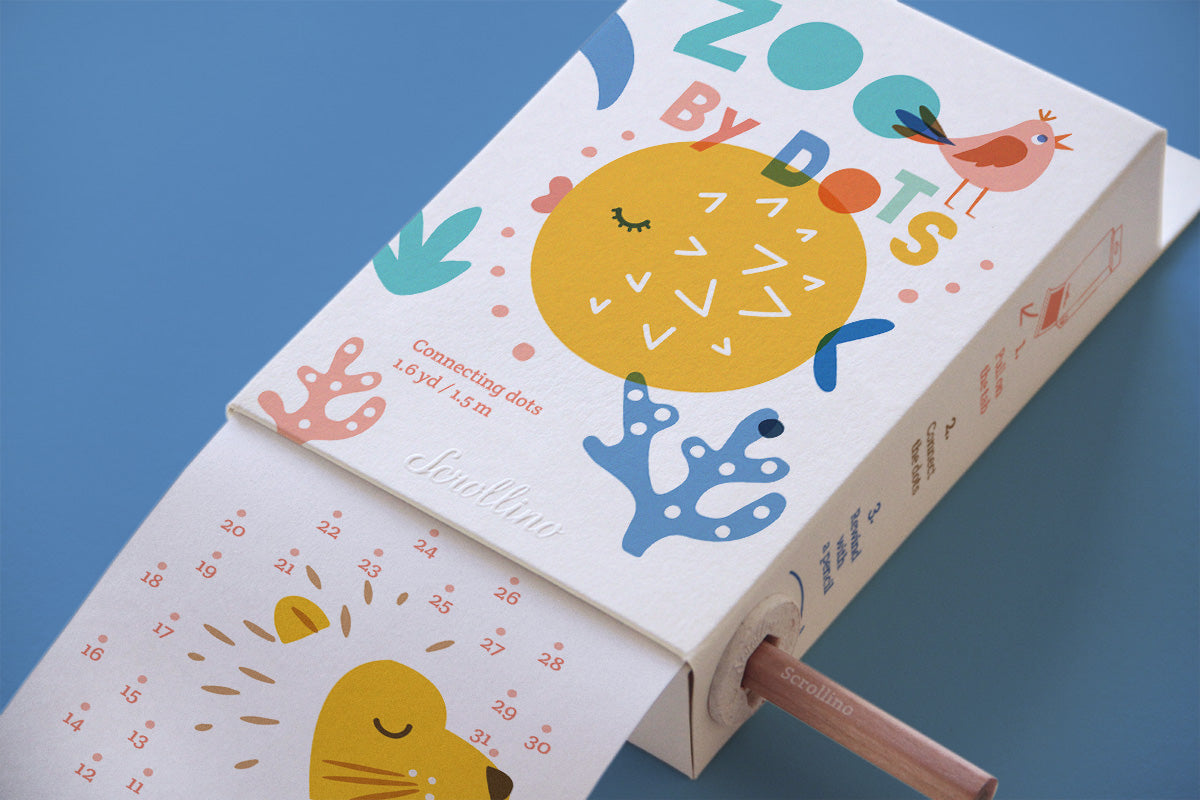 Scrollino Activity Book - Zoo by Dots