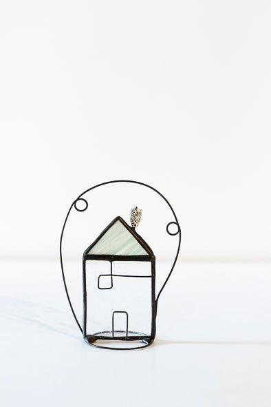 House - Glass Suncatcher