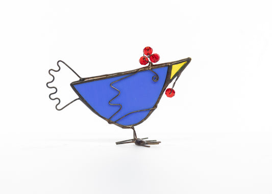 Chicken - Glass Suncatcher