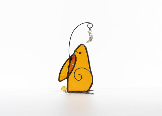 Hare - Glass Suncatcher